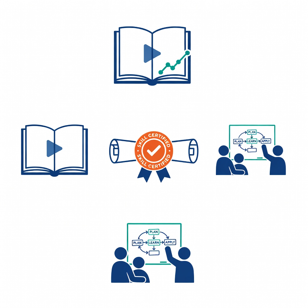 Iconos de recursos de aprendizaje