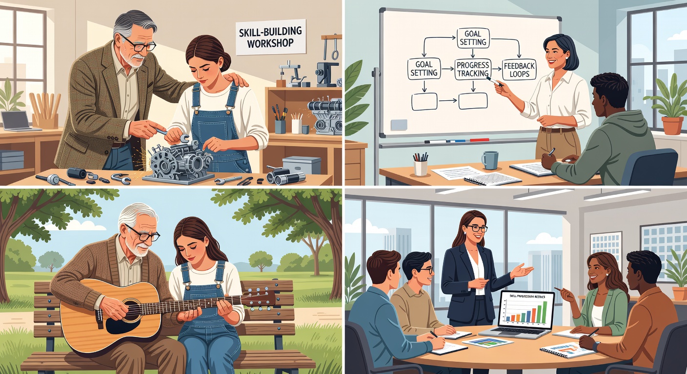 Mentoría y coaching de habilidades