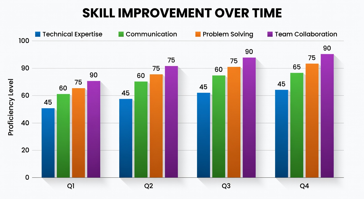 Gráfica de mejora de habilidades