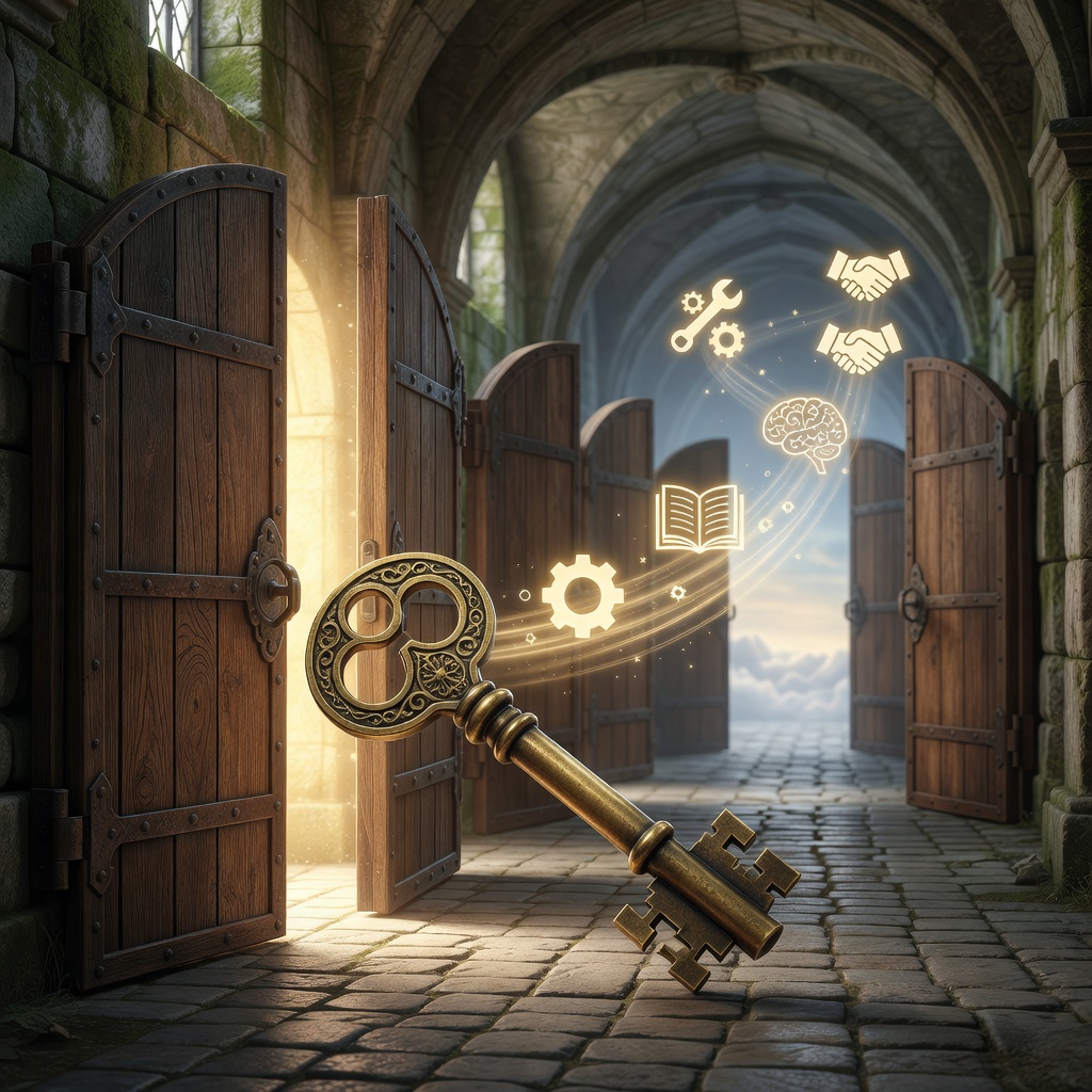 Llave de oportunidades de habilidades