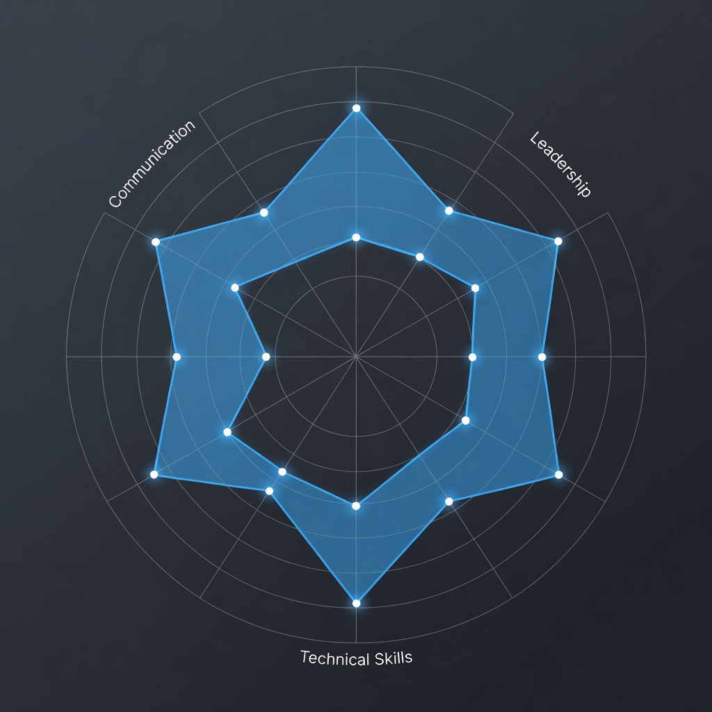 Gráfica de progreso de habilidades