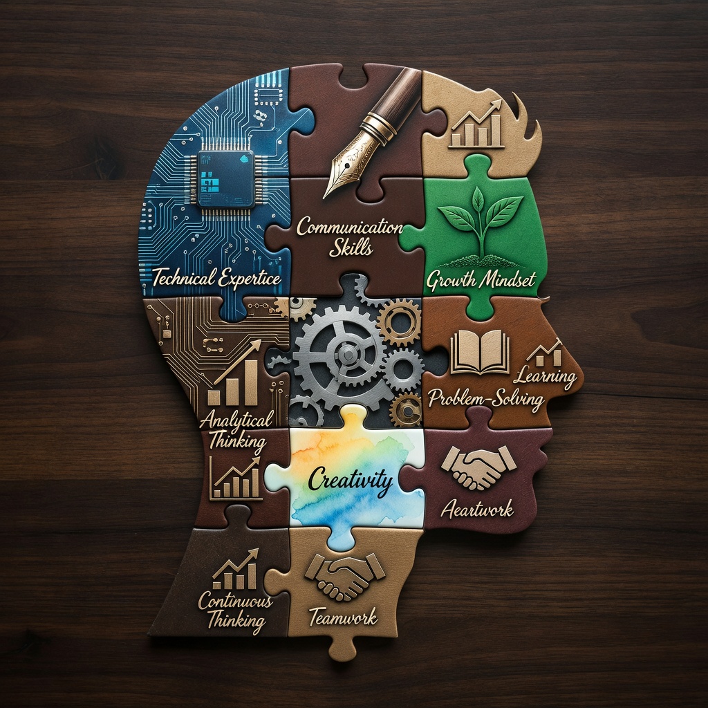 Perfil de puzzle de habilidades